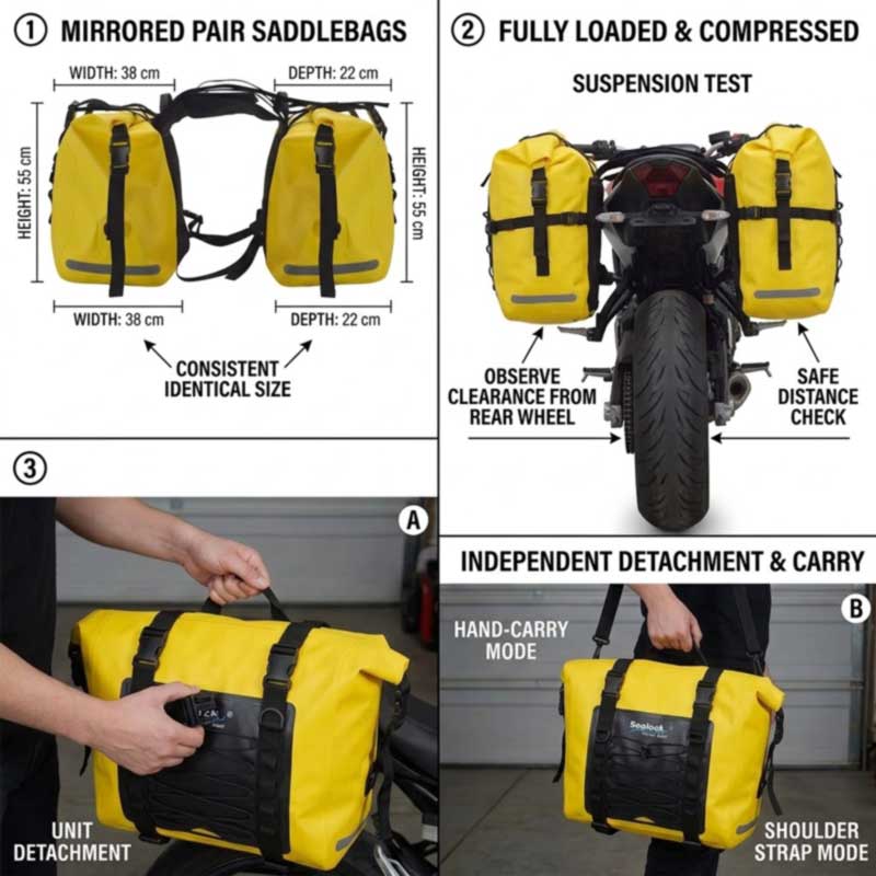 Motociklų sėdmaišių gamintojas Adventure motociklų prekės ženklams