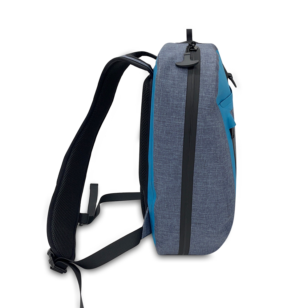 airtight waterproof zipper on fishing sling bag